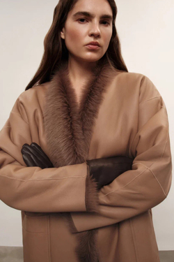 Дубленка  TABACO из натурального меха