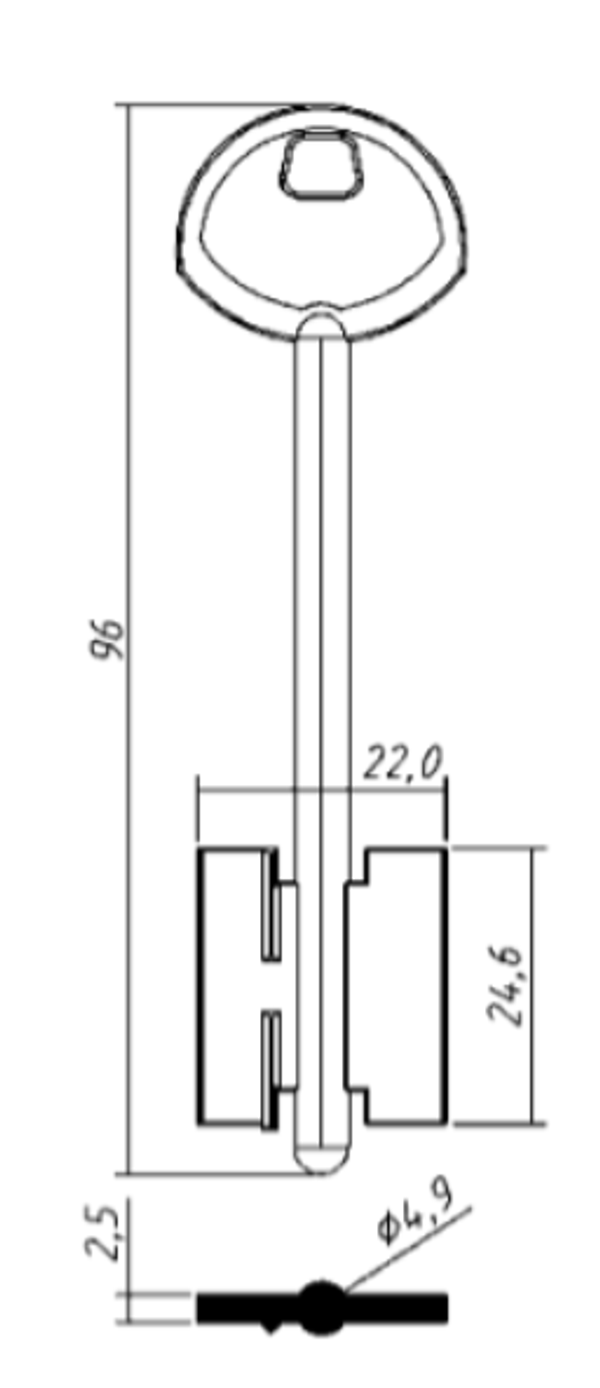Заготовка дверняк ГАРДИАН 7