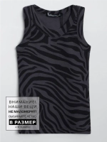 Майка для девочки на лето в рубчик