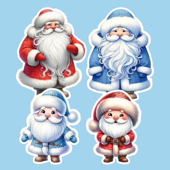 Новогодний пряник топпер с дедом морозом