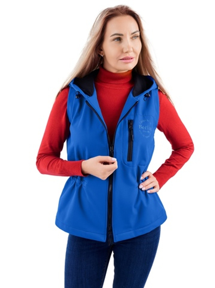 Жилет с капюшоном и кулиской из СофтШелла