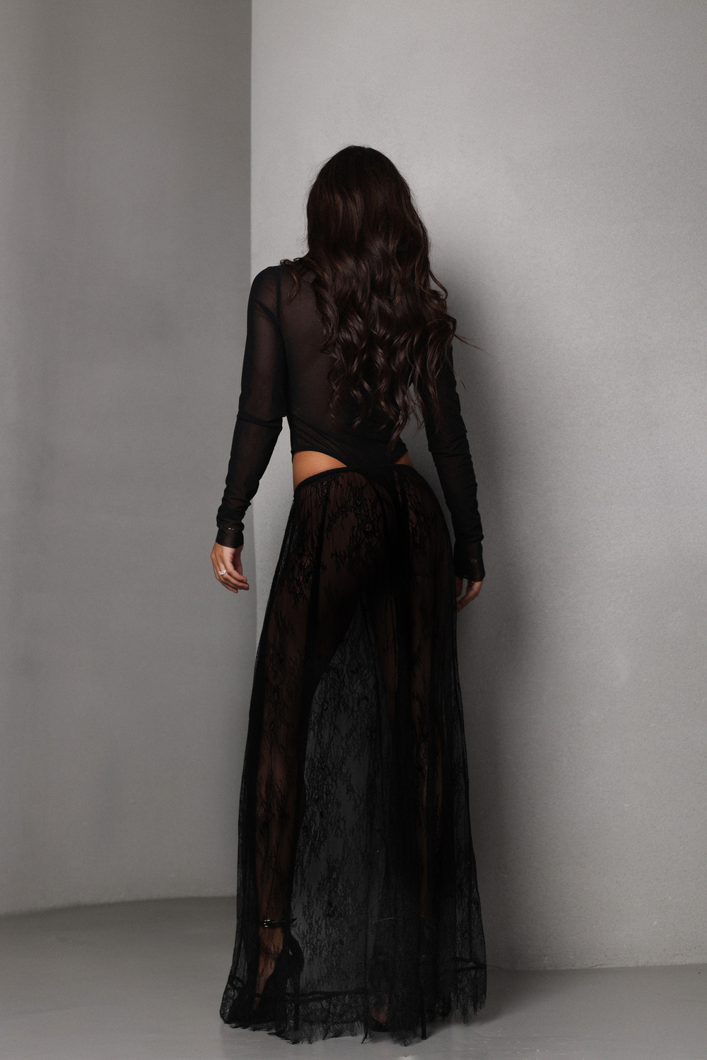 Боди из сетки