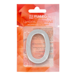 Цифра "0" самоклеящаяся ABS (50х37) (FUARO)  CP хром
