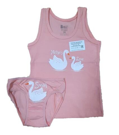 Комплект майка+трусы для девочек CBF 18-310/21-212дшл р.26 перс. (Boru), 1 шт.