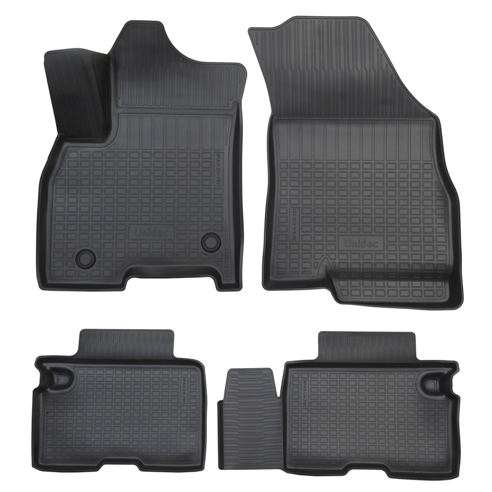 Ковры в салон Norplast/Unidec для Chery Tiggo 8 Pro MAX FL (2023-), Черный, 1,2 ряд, арт.NPA11-C11-757