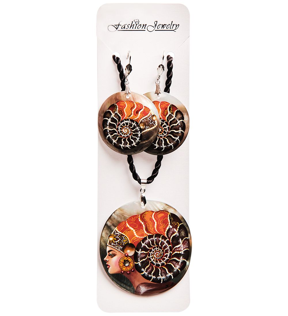 ШК-55/158-A Комплект из перламутра «Королева Аммонит»