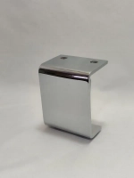 Мебельные ножки металлические опоры для шкафа, кухни Серебро