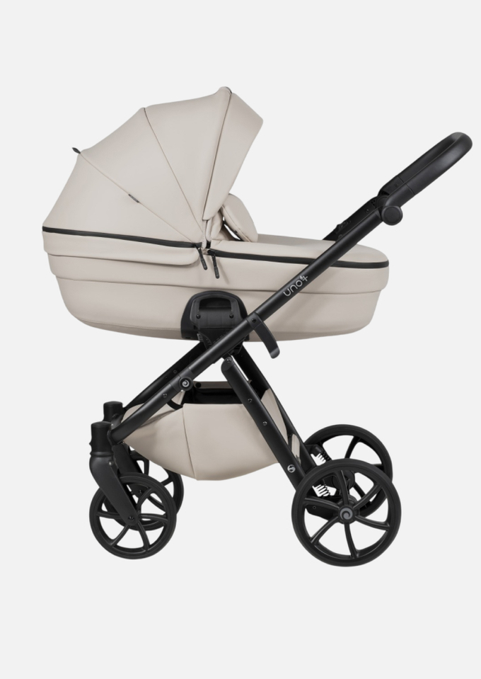 Tutis Коляска 2 в 1 UNO 6+ Leather Latte