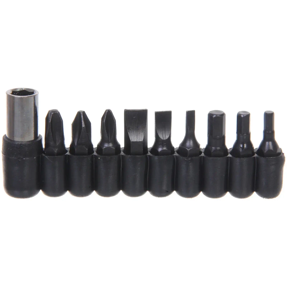 Мультитул на базе пассатижей 6 предметов, 9 бит, 11см P2-41, в чехле