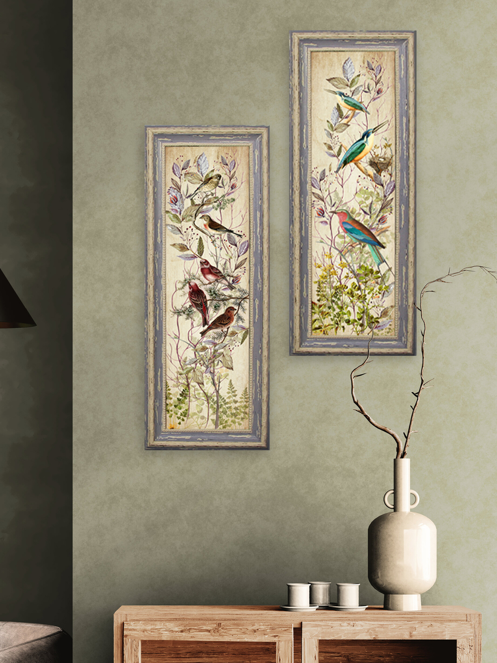 Картина на стену для интерьера на холсте в раме 22.5*57.5 см