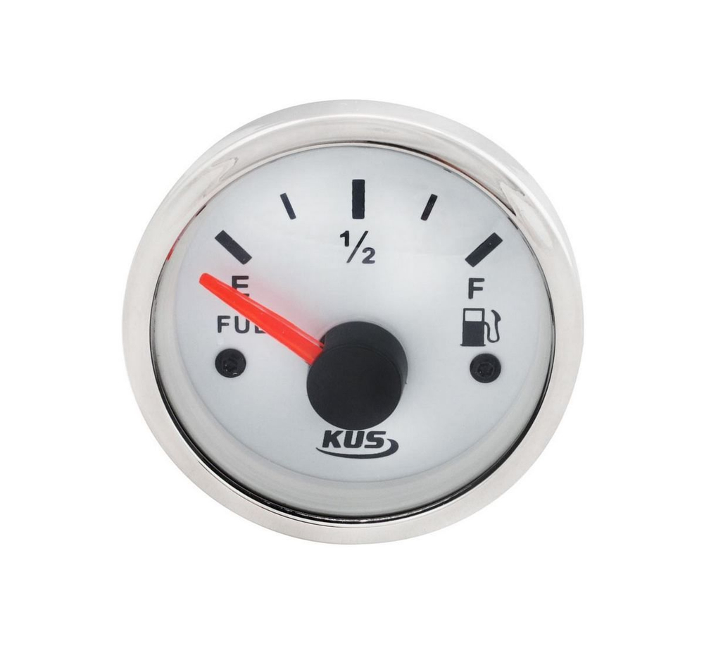 Указатель уровня топлива 240-33 Ом (US), белый циферблат