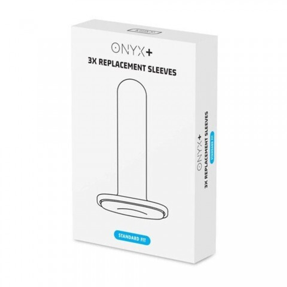 Комплект сменных рукавов стандартного размера для интерактивного мастурбатора Onyx+ от KIIROO (3 шт)