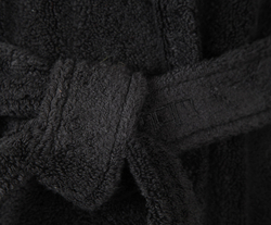 Халат махровый Hamam Hanim&Sultan черный ирис