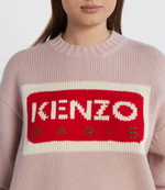 Хлопковый свитер Kenzo - розовый(FD62PU4313LA)