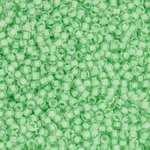 Японский бисер TOHO Round 11/0 (№975), окрашенный изнутри прозрачный