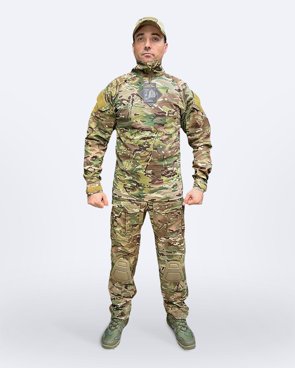 Тактический костюм Gongtex с наколенниками, Мультикам