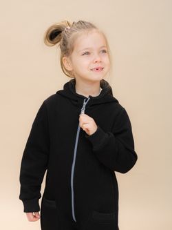 Комбинезон утепленный (Черный)*