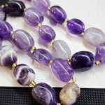 Аметист, крупная галтовка, 10-15 мм, камни овалы бочонки, штучно