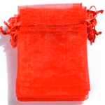 Мешочек подарочный красного цвета для упаковки