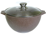 Казан 6л для плова Гранит brown