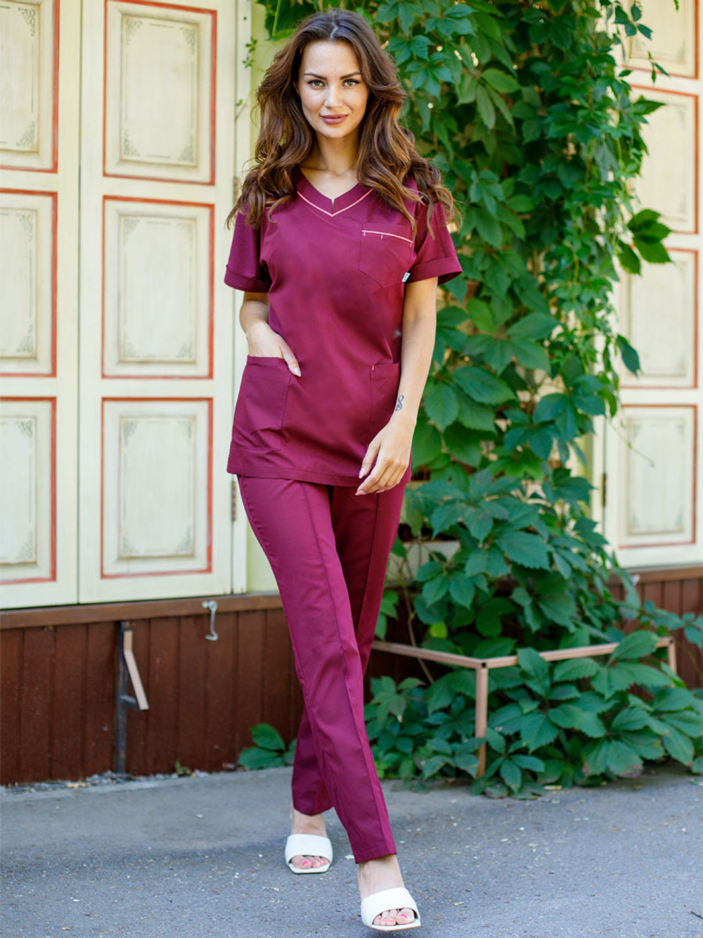 Блуза медицинская женская | Бл-359 а ТС-120