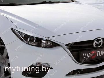 Реснички на фары для Mazda 6 GJ