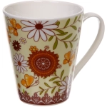Кружка керамическая 350мл «Летние узоры», микс цветов