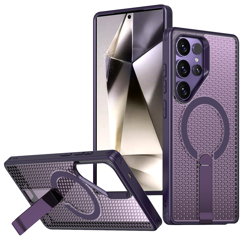 Прозрачный чехол Mesh Pro Magnetic Case для Samsung Galaxy S22 Ultra