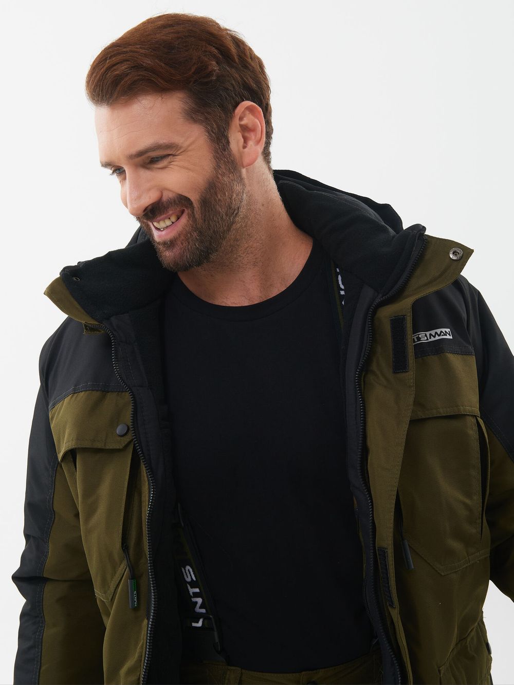 Костюм зимний Канада ткань Оксланд цвет Хаки/Черный