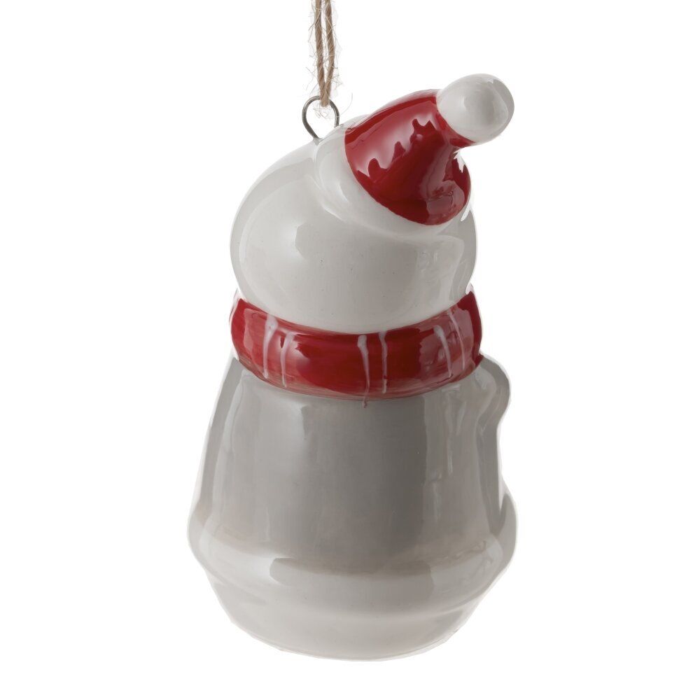 GAEM Фигурка декоративная подвесная "Снеговик", L4 W4 H7 см, 2в.