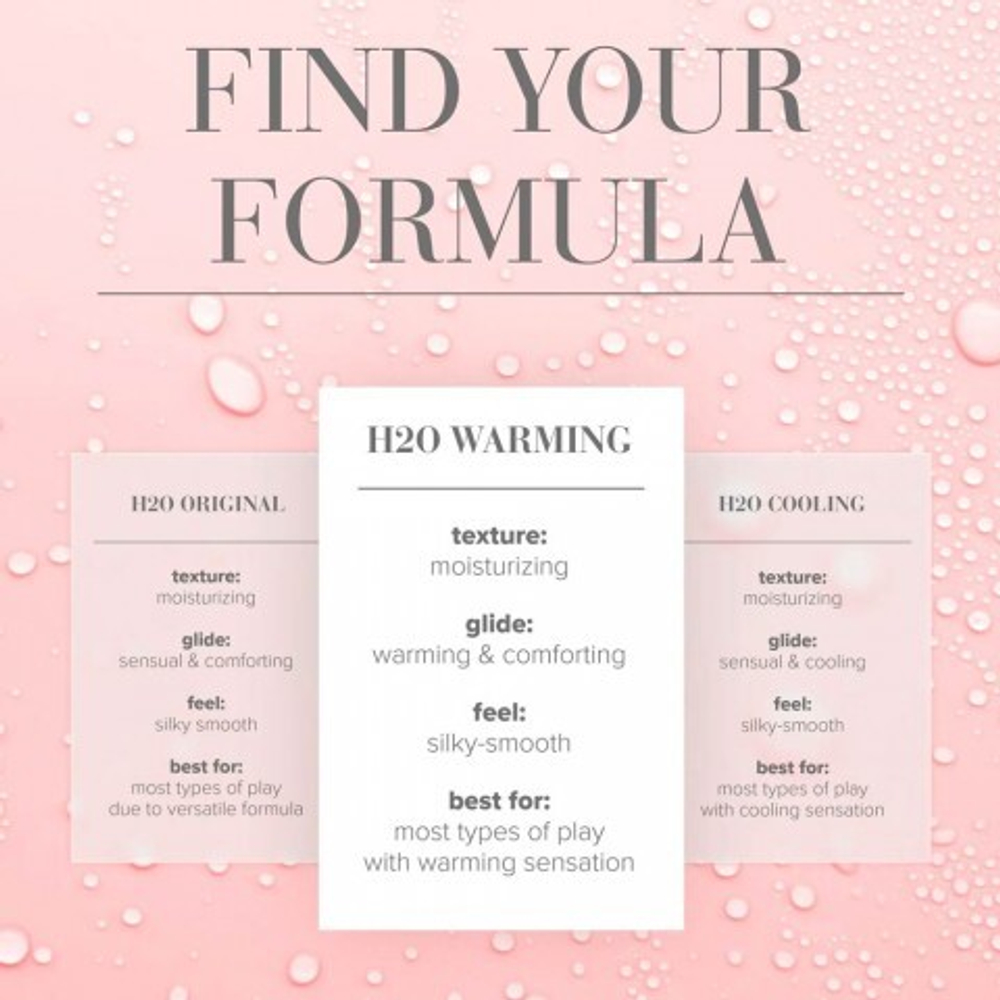 Классический согревающий лубрикант на водной основе JO H2O Warming, 60 мл