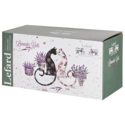 ЧАЙНЫЙ НАБОР LEFARD "ЛАВАНДОВЫЕ КОТЫ" НА 6 ПЕР. 12 ПР. 275 МЛ (КОР=4НАБ.)