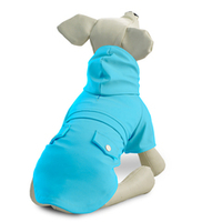 Попона-дождевик "Денди"XL, голубая, размер 40см, серия BE TRENDY, Triol