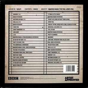 Manfred Mann / Radio Days Vol. 1 - The Paul Jones Era, Live At The BBC 64-66 (2LP)