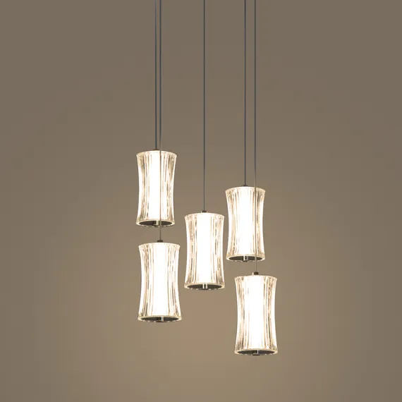 Подвесной светильник FR6235PL-L30CH Тубис / Tubis 32 Вт LED Freya fr6235pl-l30ch