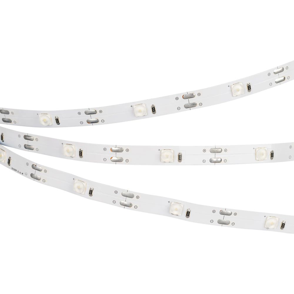 Светодиодная лента RT-5000-6060LENS-20-12V Warm3000 (10mm, 10W/m, IP20) (Arlight, Открытый) 030892