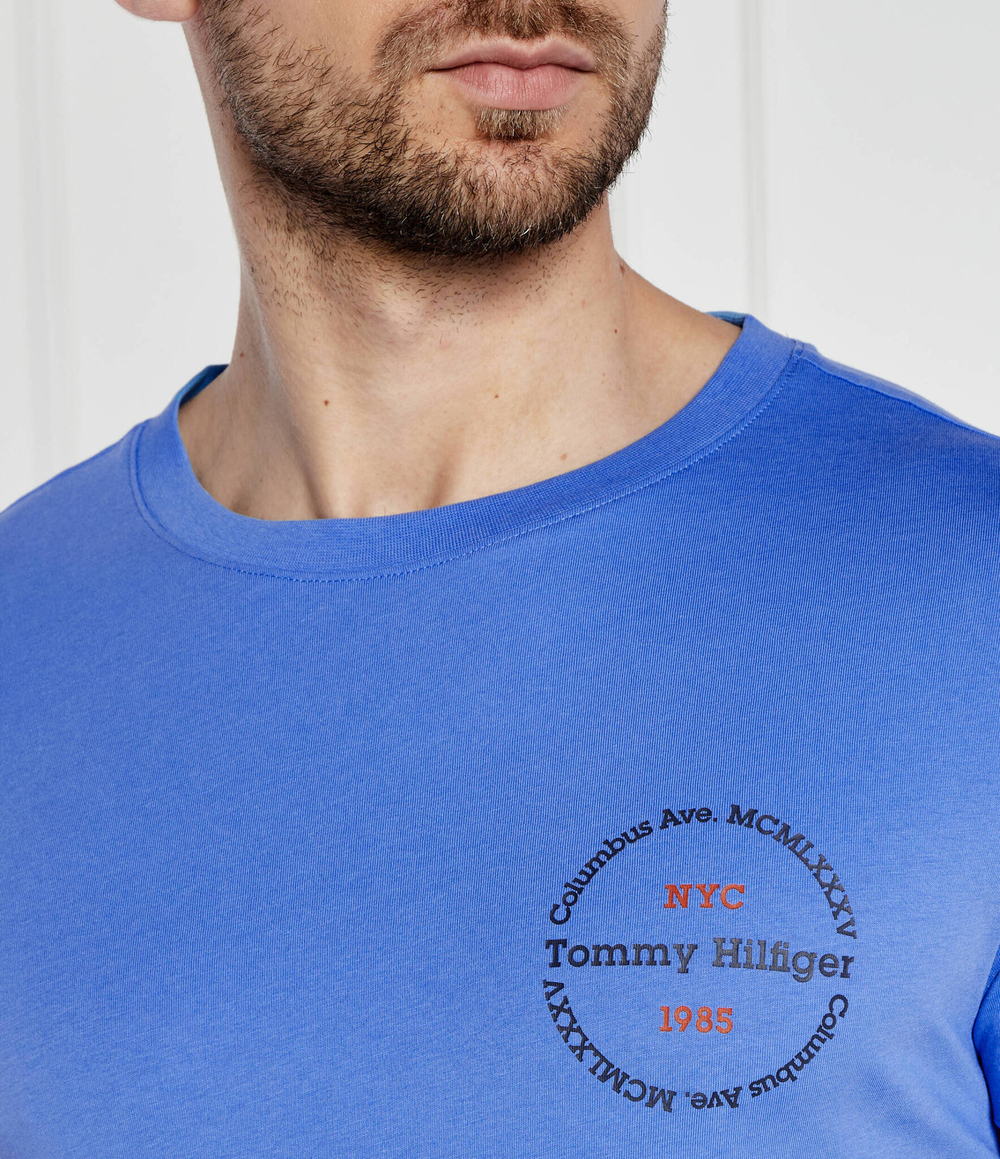 Футболка Tommy Hilfiger - голубой(MW0MW34390)