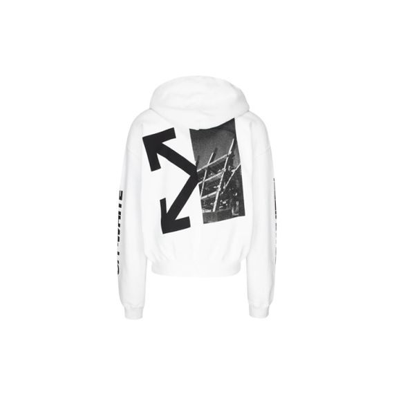 OFF-WHITE FW19 Splitted Arrows Oversized Hoodie