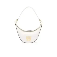 Сумка через плечо Loewe Luna Anagram с украшением белый