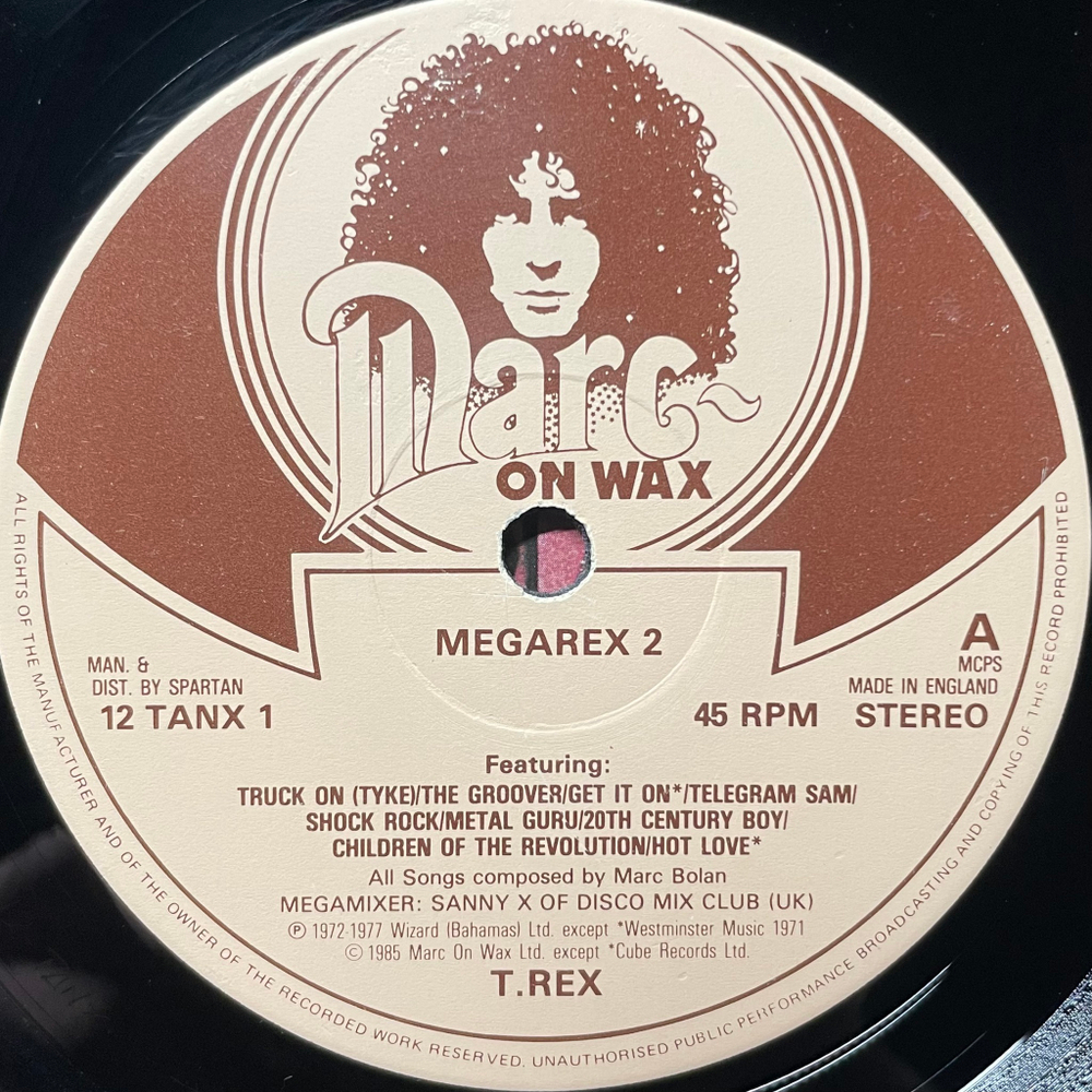 T. Rex ‎– Megarex 2 (Англия 1985г.) 12", 45 RPM