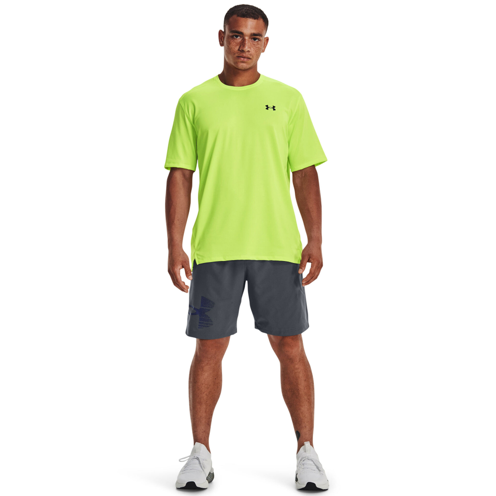 Мужское теннисное поло Under Armour Tech Vent T-Shirt Men - Neon Yellow