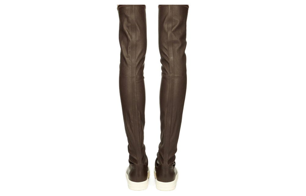 RICK OWENS/RO Over the knee Boots Women"s Brown