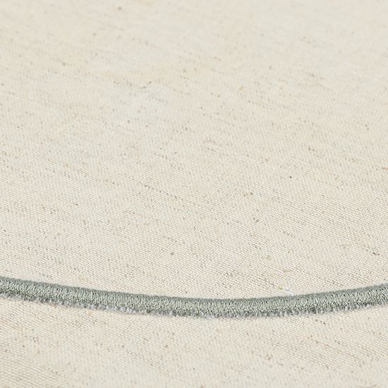 Салфетка под приборы anemone из коллекции trendy ruffles, D40 см, серый