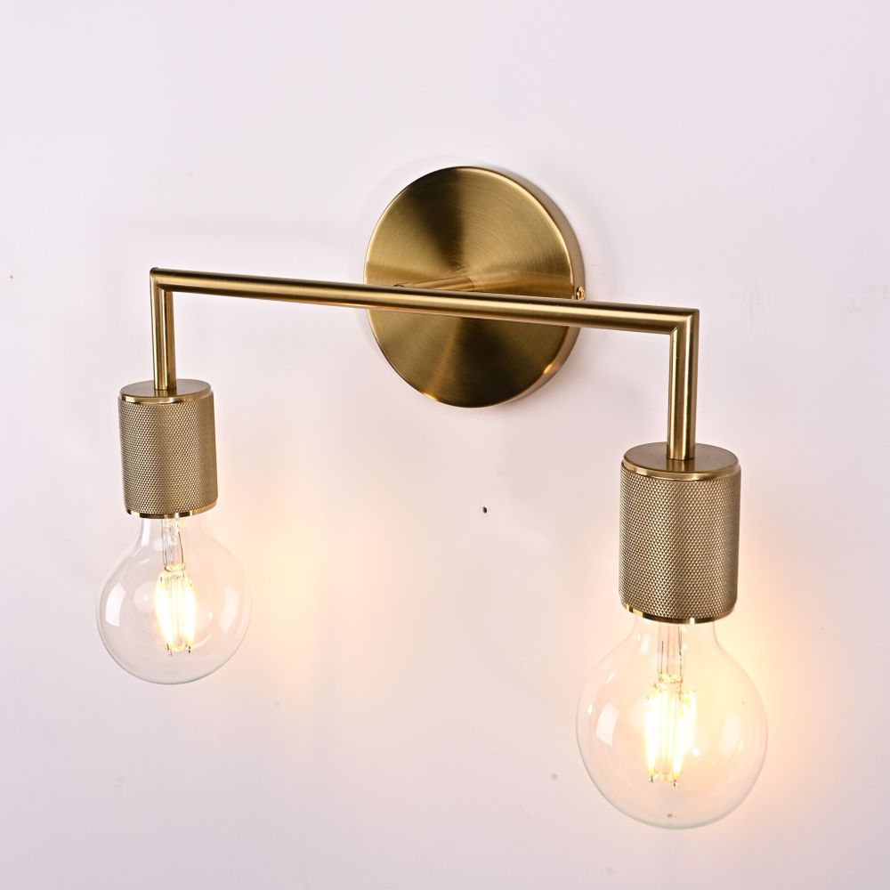 Бра Rh Utilitaire Double Sconce Brass By Imperiumloft