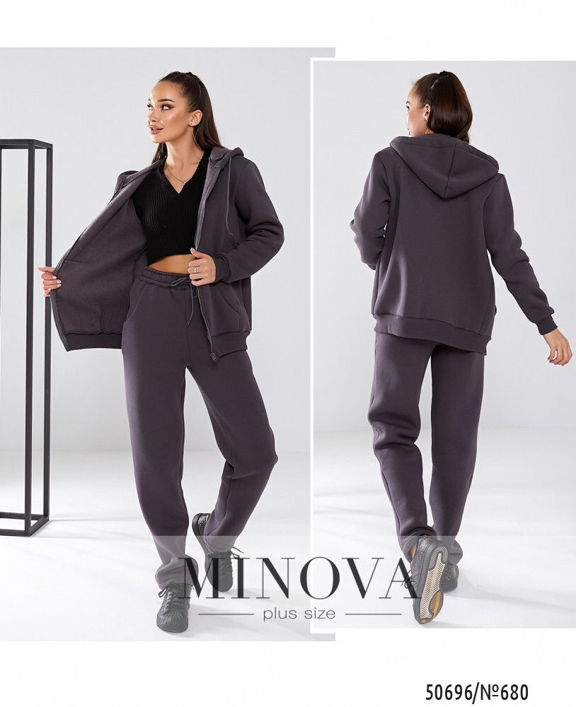 Костюм 680-темно-серый Minova