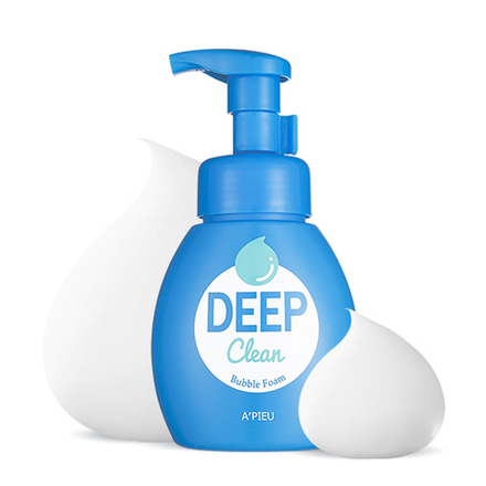 A'PIEU Воздушная пенка для умывания и снятия макияжа Deep Clean Bubble Foam 200 ml