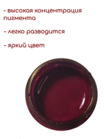 Колеровочная паста для художников "БОРДОВАЯ" 20 мл