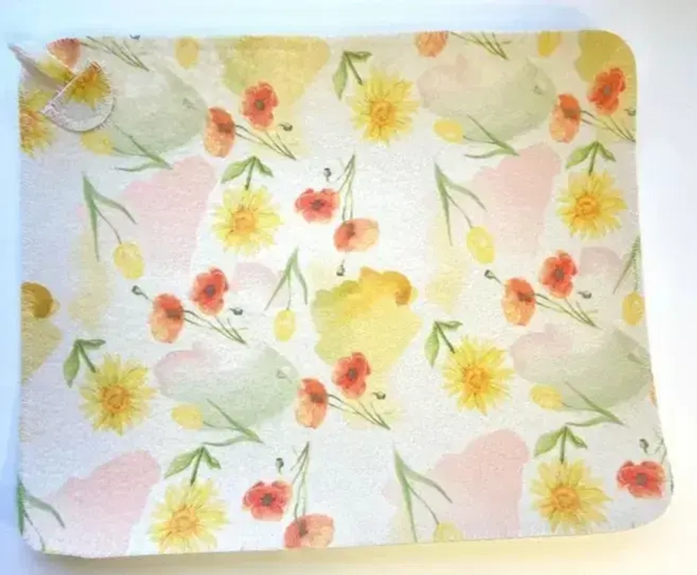 Коврик банный цветной «Маковое поле»