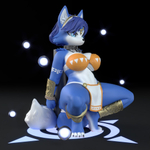 Кристал Звездная Лиса Фигурка Krystal Star Fox Adventures