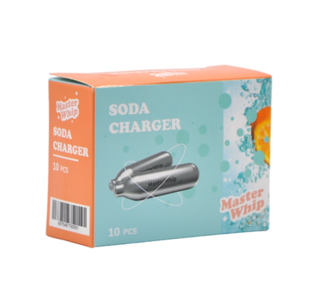 Баллончики для сифона для газирования воды (CO2) 10 шт/уп MasterWhip